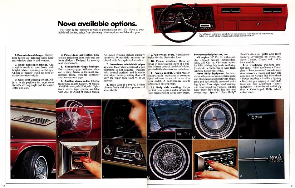 1978 Chevrolet Nova Brochure Page 6